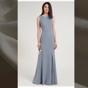 BNWT Jenny Yoo Dress Gia Style Mayan Blue Size 8